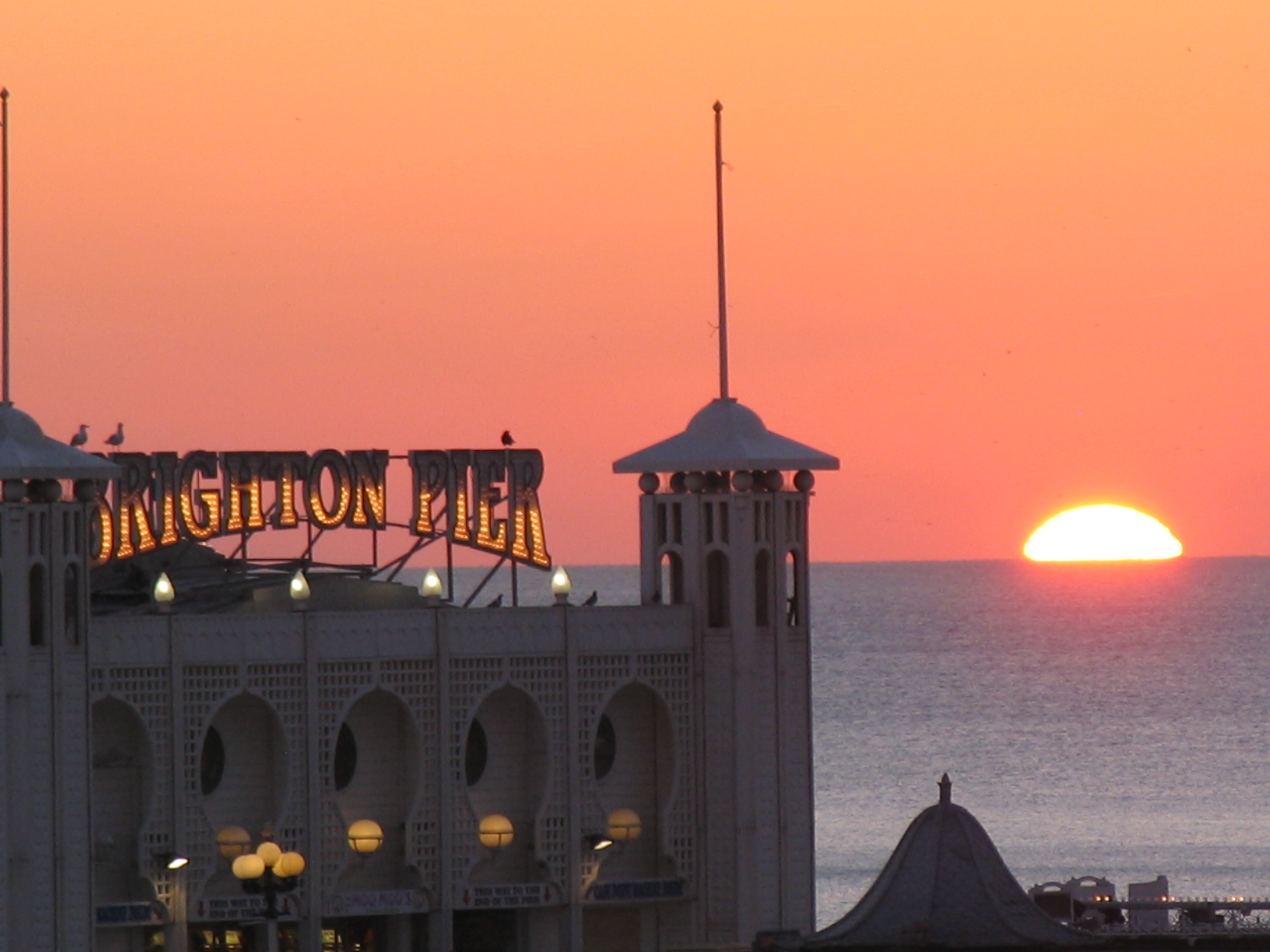 Palace Pier at Sunset